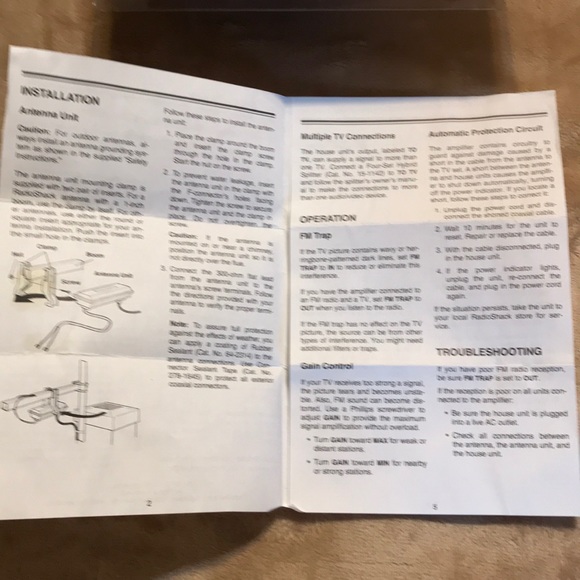Vintage NEVER USED Radio Shack Antenna Amplifier - Picture 7 of 8